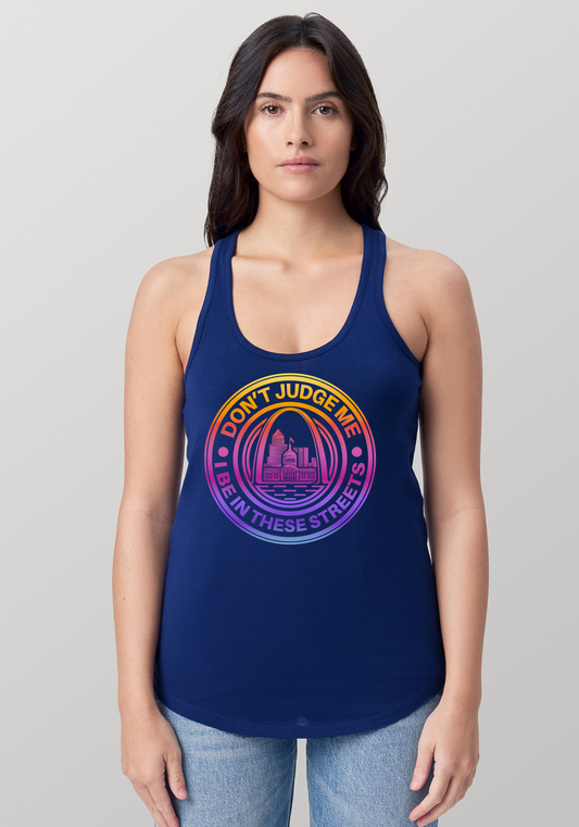 Blue Women's Racerback Tank - The Lou