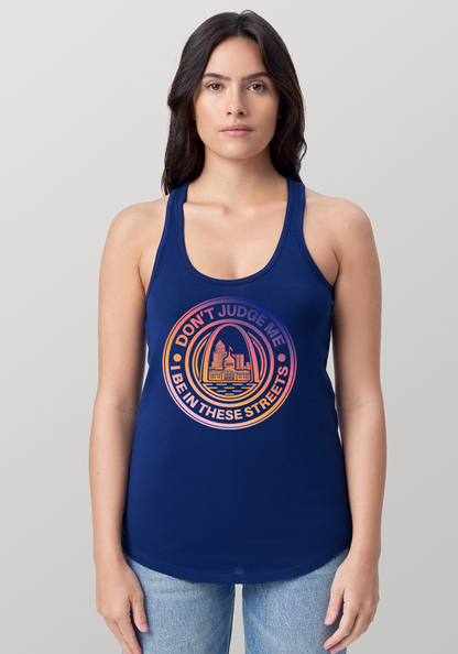 Blue Women's Racerback Tank - The Lou