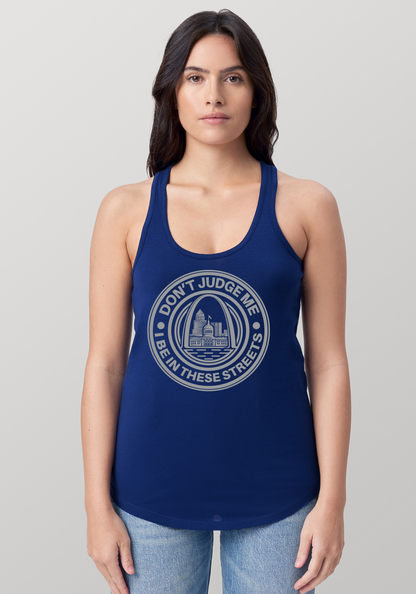 Blue Women's Racerback Tank - The Lou