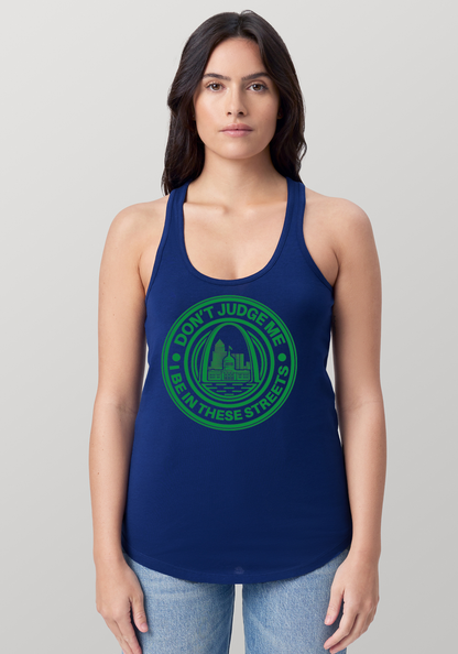 Blue Women's Racerback Tank - The Lou
