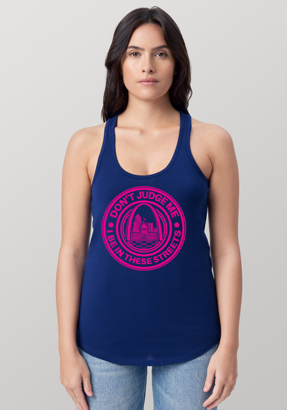 Blue Women's Racerback Tank - The Lou