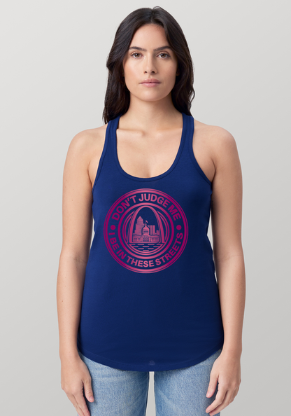 Blue Women's Racerback Tank - The Lou