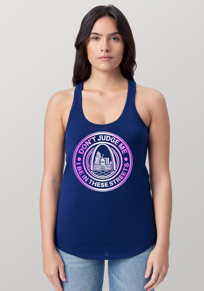 Blue Women's Racerback Tank - The Lou