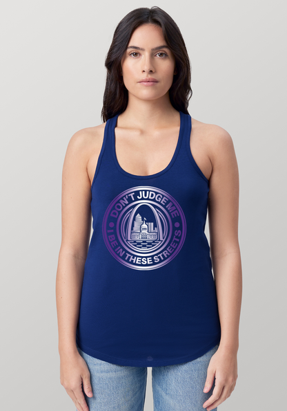 Blue Women's Racerback Tank - The Lou