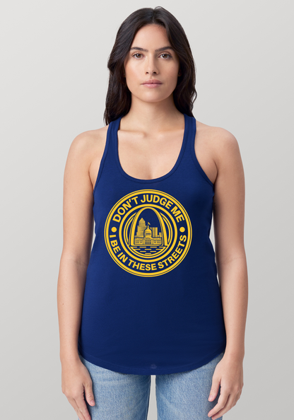 Blue Women's Racerback Tank - The Lou