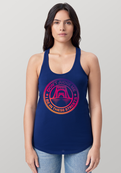 Blue Women's Racerback Tank - The Capital