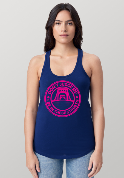 Blue Women's Racerback Tank - The Capital