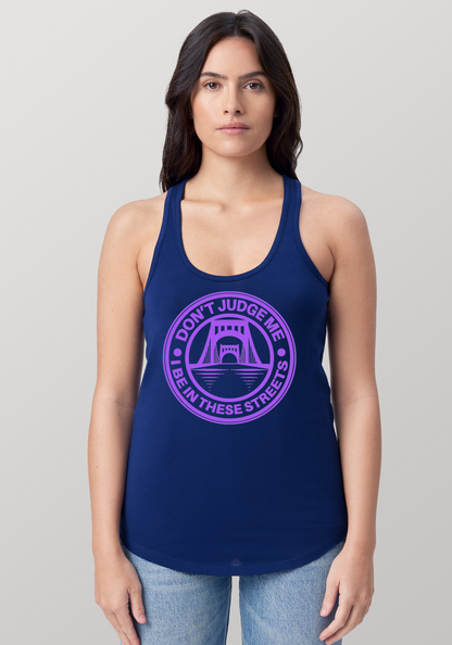 Blue Women's Racerback Tank - The Capital