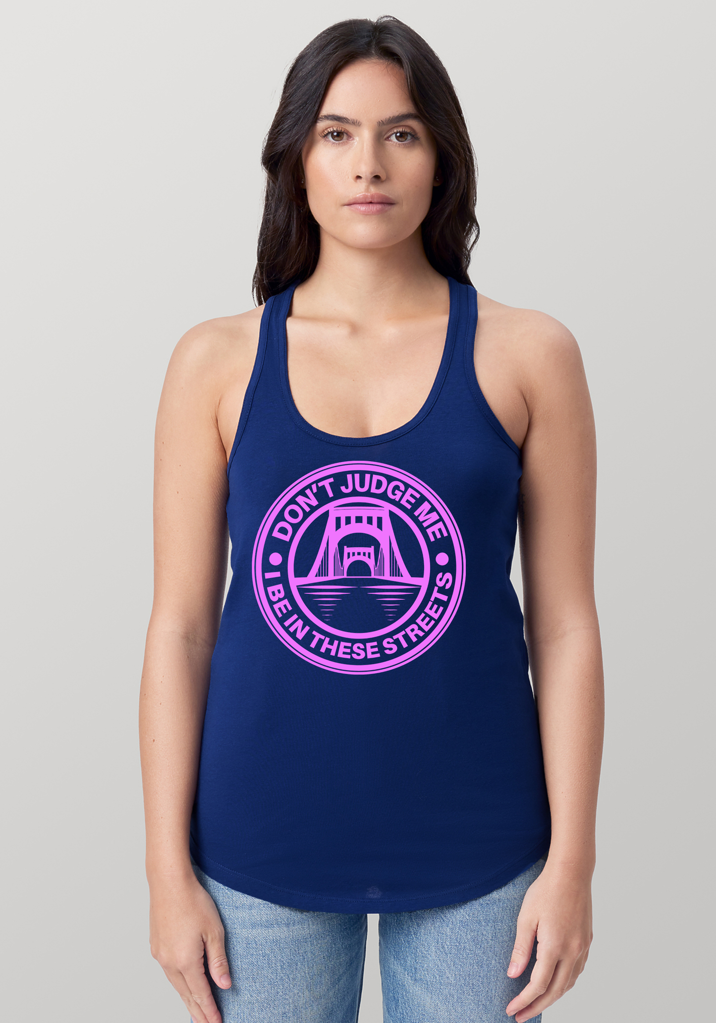 Blue Women's Racerback Tank - The Capital