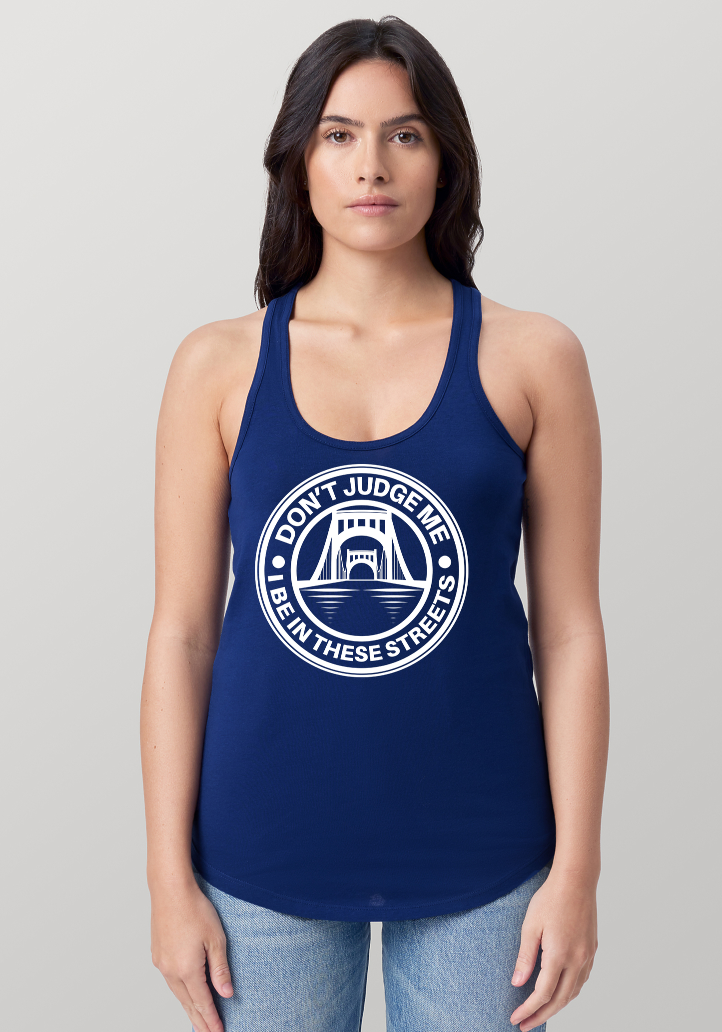 Blue Women's Racerback Tank - The Capital