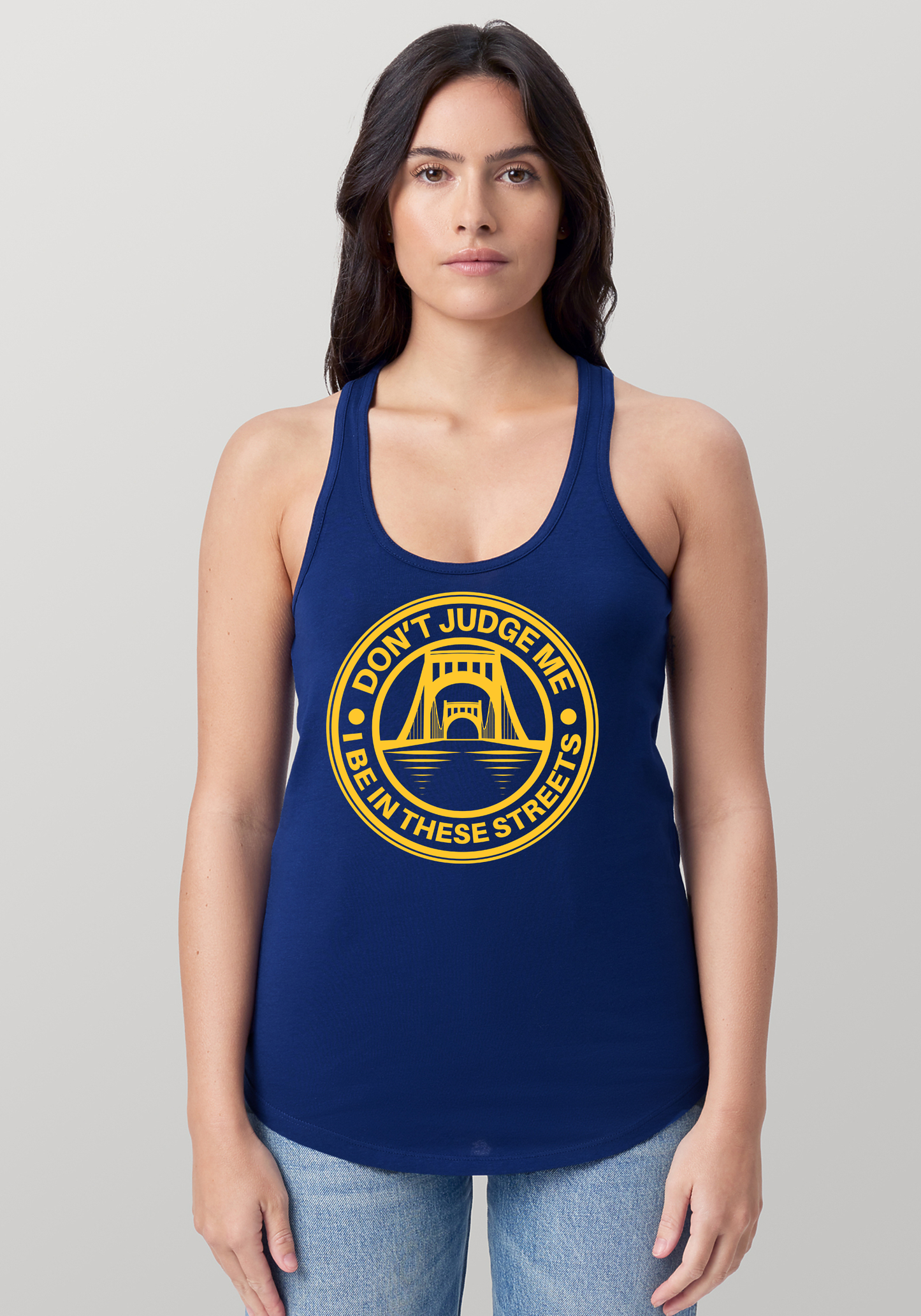 Blue Women's Racerback Tank - The Capital