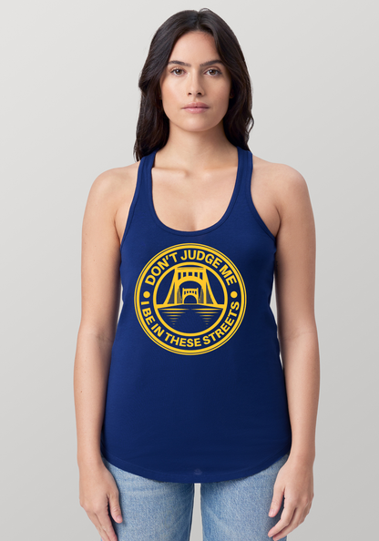 Blue Women's Racerback Tank - The Capital