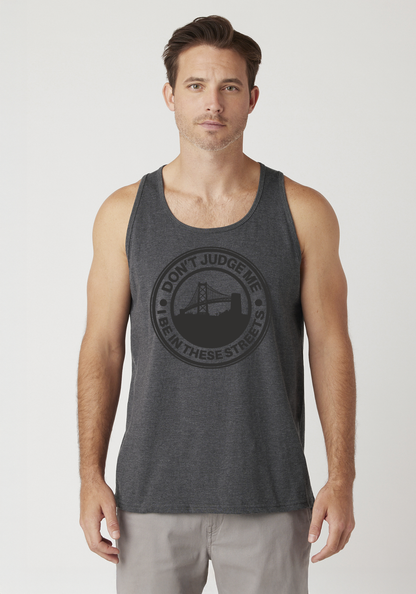 Charcoal Heather Men's Tank Top - The Town