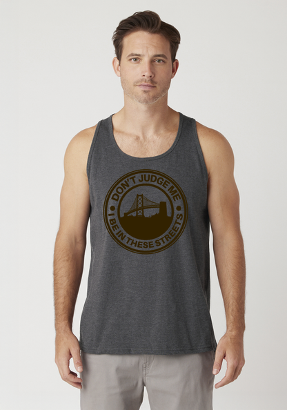 Charcoal Heather Men's Tank Top - The Town