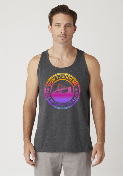 Charcoal Heather Men's Tank Top - The Town