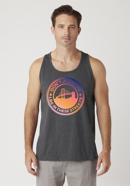 Charcoal Heather Men's Tank Top - The Town