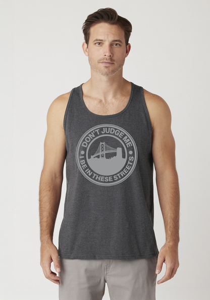 Charcoal Heather Men's Tank Top - The Town
