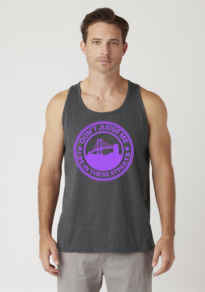 Charcoal Heather Men's Tank Top - The Town