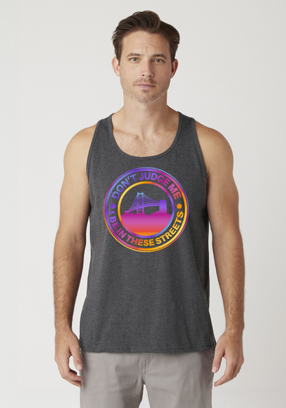 Charcoal Heather Men's Tank Top - The Town
