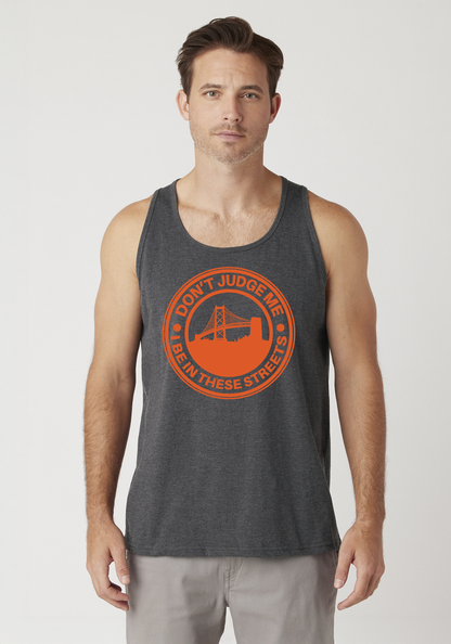 Charcoal Heather Men's Tank Top - The Town