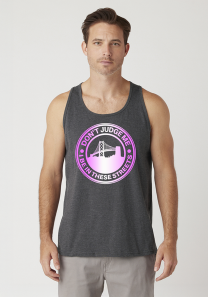 Charcoal Heather Men's Tank Top - The Town
