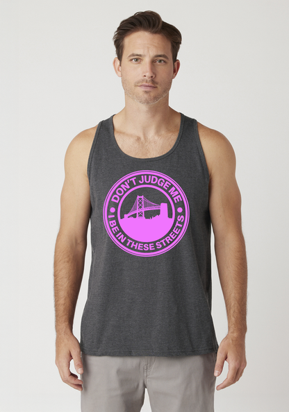 Charcoal Heather Men's Tank Top - The Town