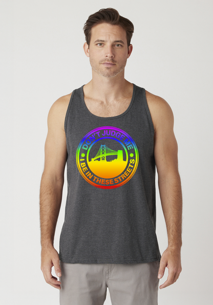 Charcoal Heather Men's Tank Top - The Town