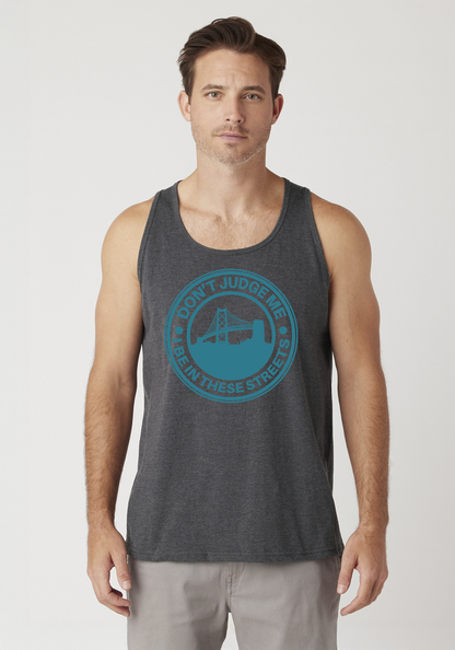 Charcoal Heather Men's Tank Top - The Town