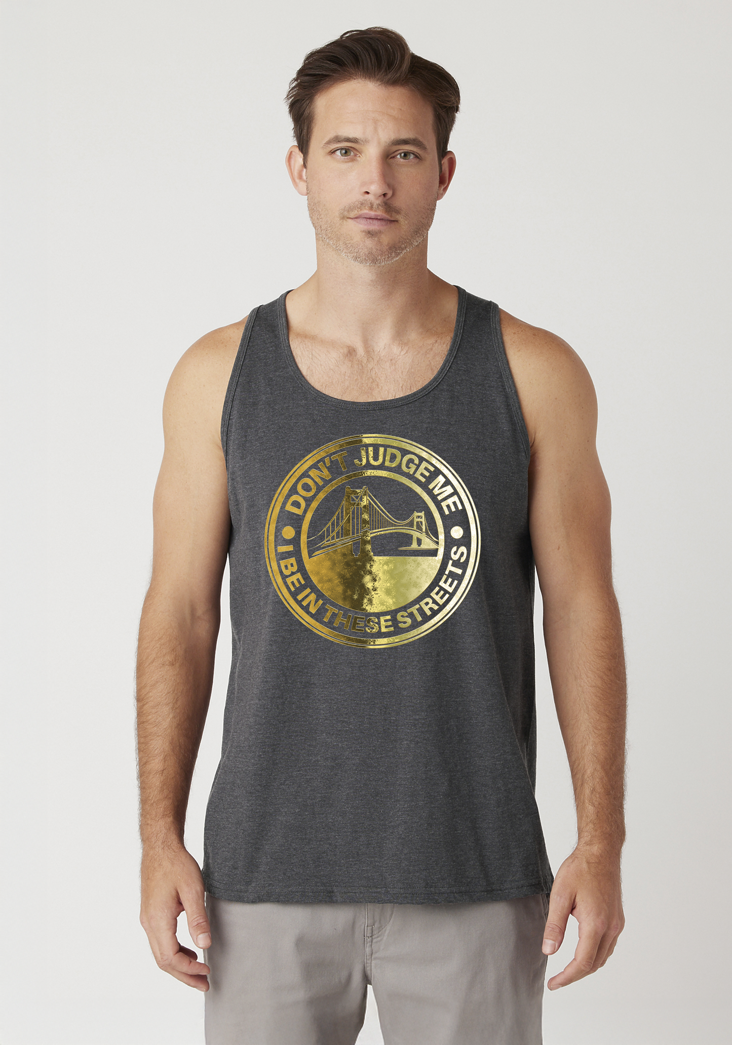 Charcoal Heather Men's Tank Top - The Bay