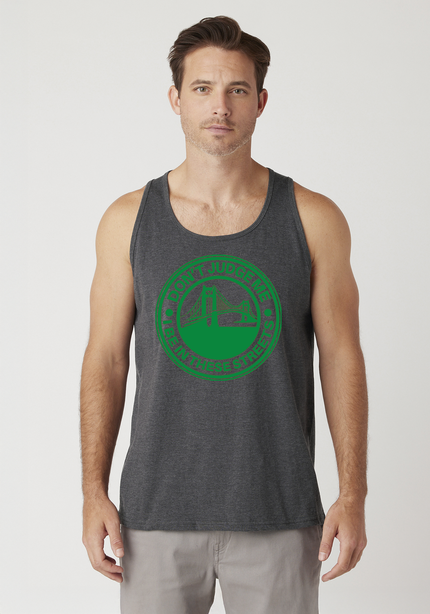 Charcoal Heather Men's Tank Top - The Bay