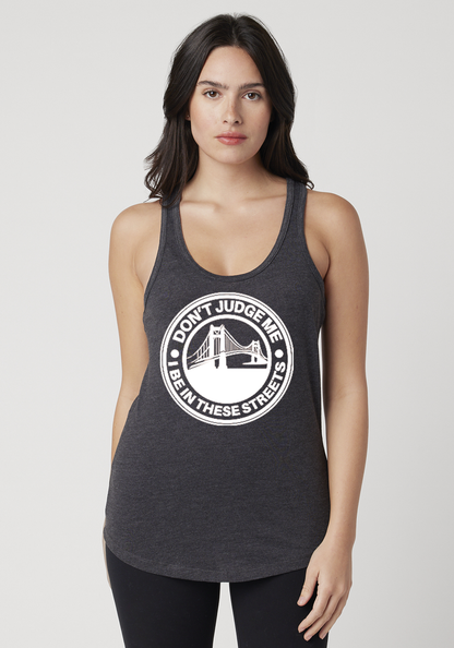 Charcoal Heather Women's Racerback Tank - The Bay