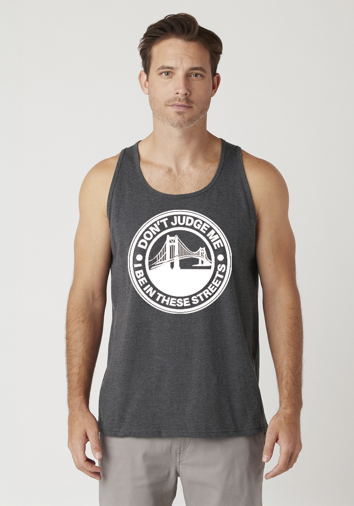 Charcoal Heather Men's Tank Top - The Bay