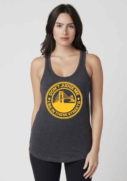 Charcoal Heather Women's Racerback Tank - The Bay