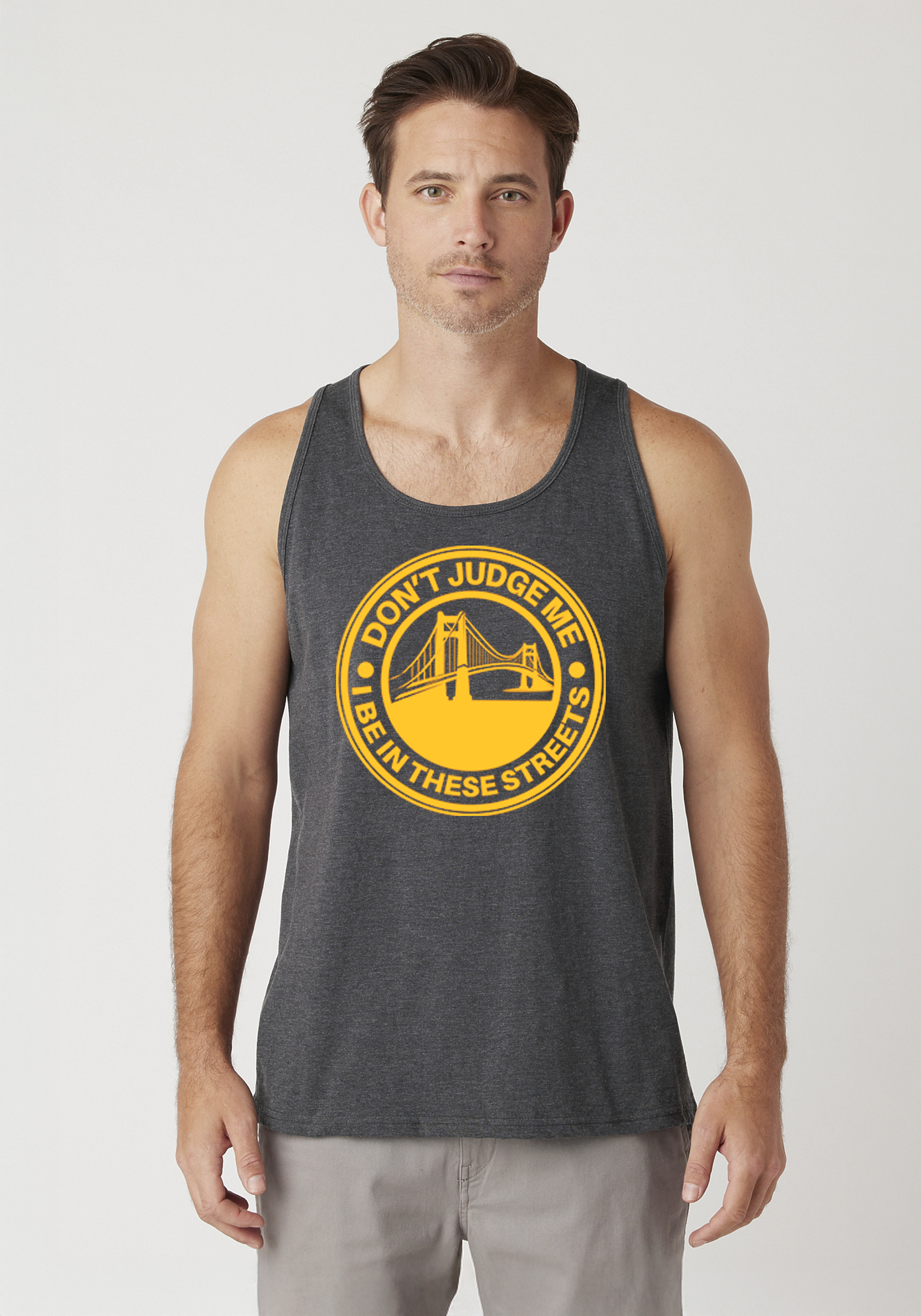 Charcoal Heather Men's Tank Top - The Bay