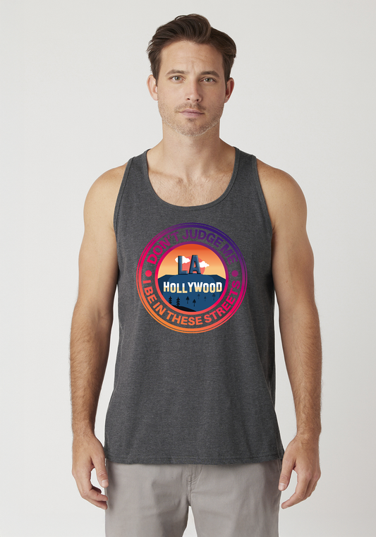 Charcoal Heather Men's Tank Top - Hollywood