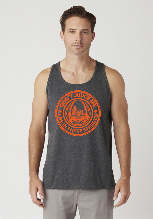 Charcoal Heather Men's Tank Top - The Lou