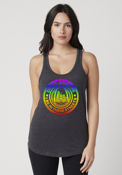 Charcoal Heather Women's Racerback Tank - The Lou