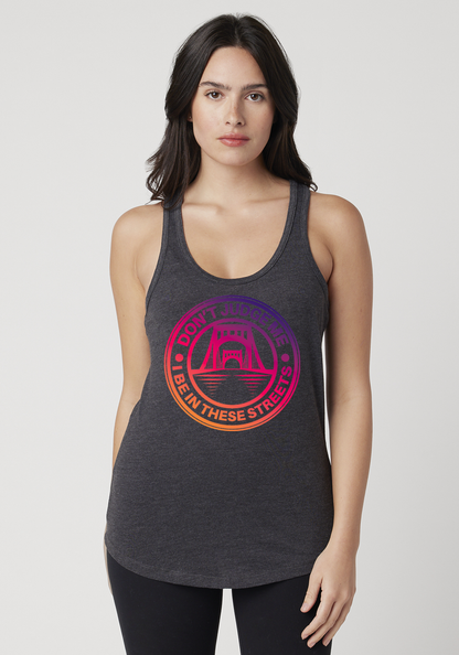 Charcoal Heather Women's Racerback Tank - The Capital