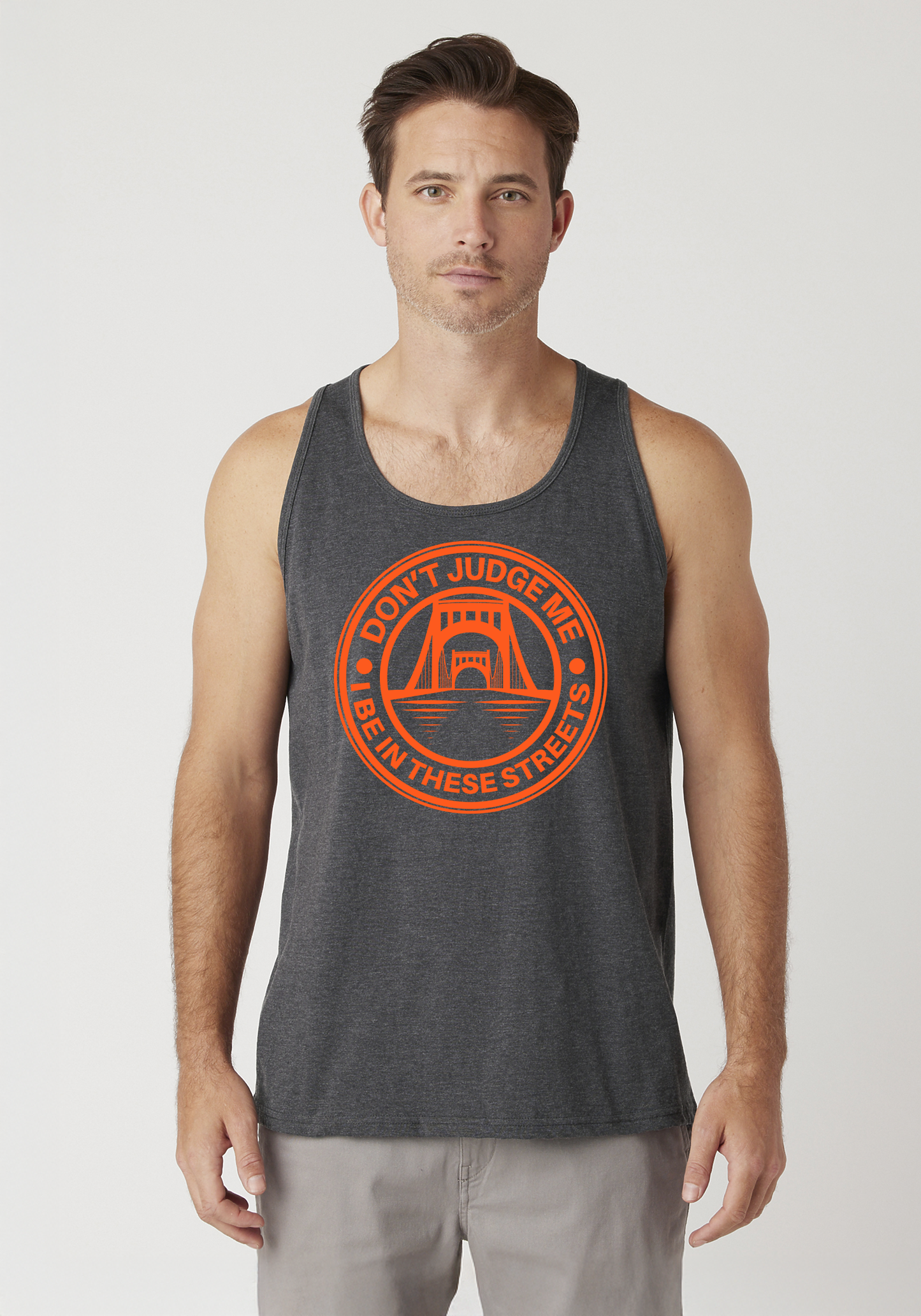 Charcoal Heather Men's Tank Top - The Capital