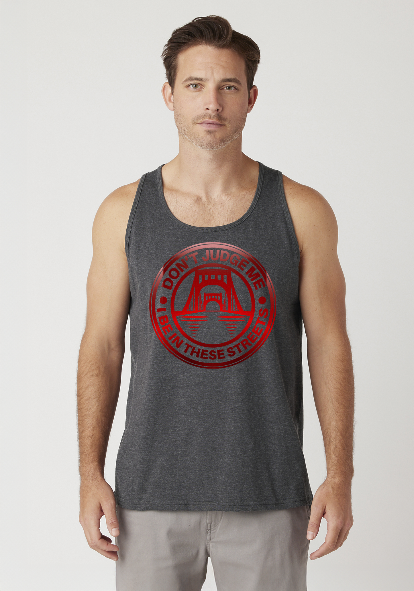 Charcoal Heather Men's Tank Top - The Capital