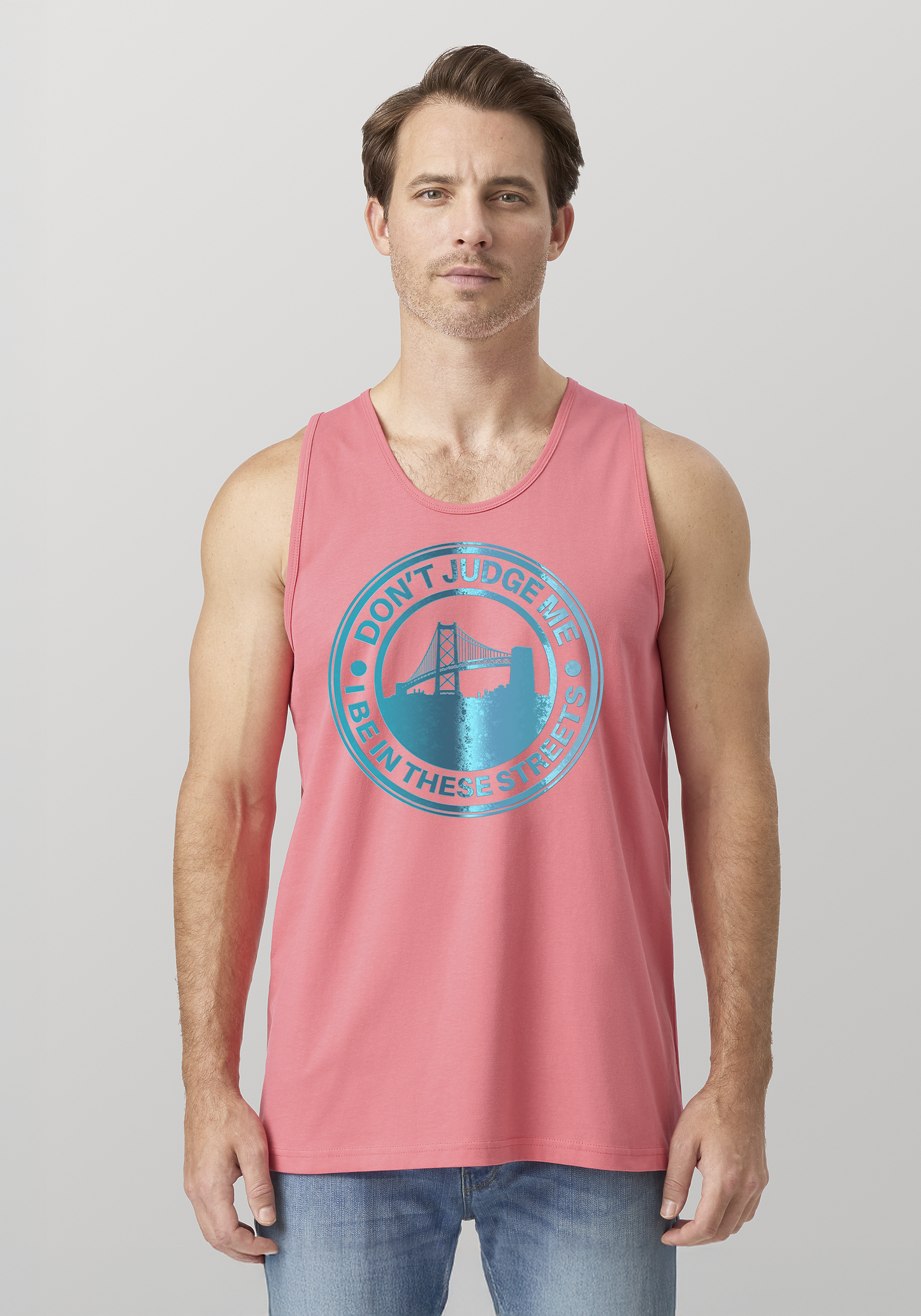 Coral Men's Tank Top - The Town