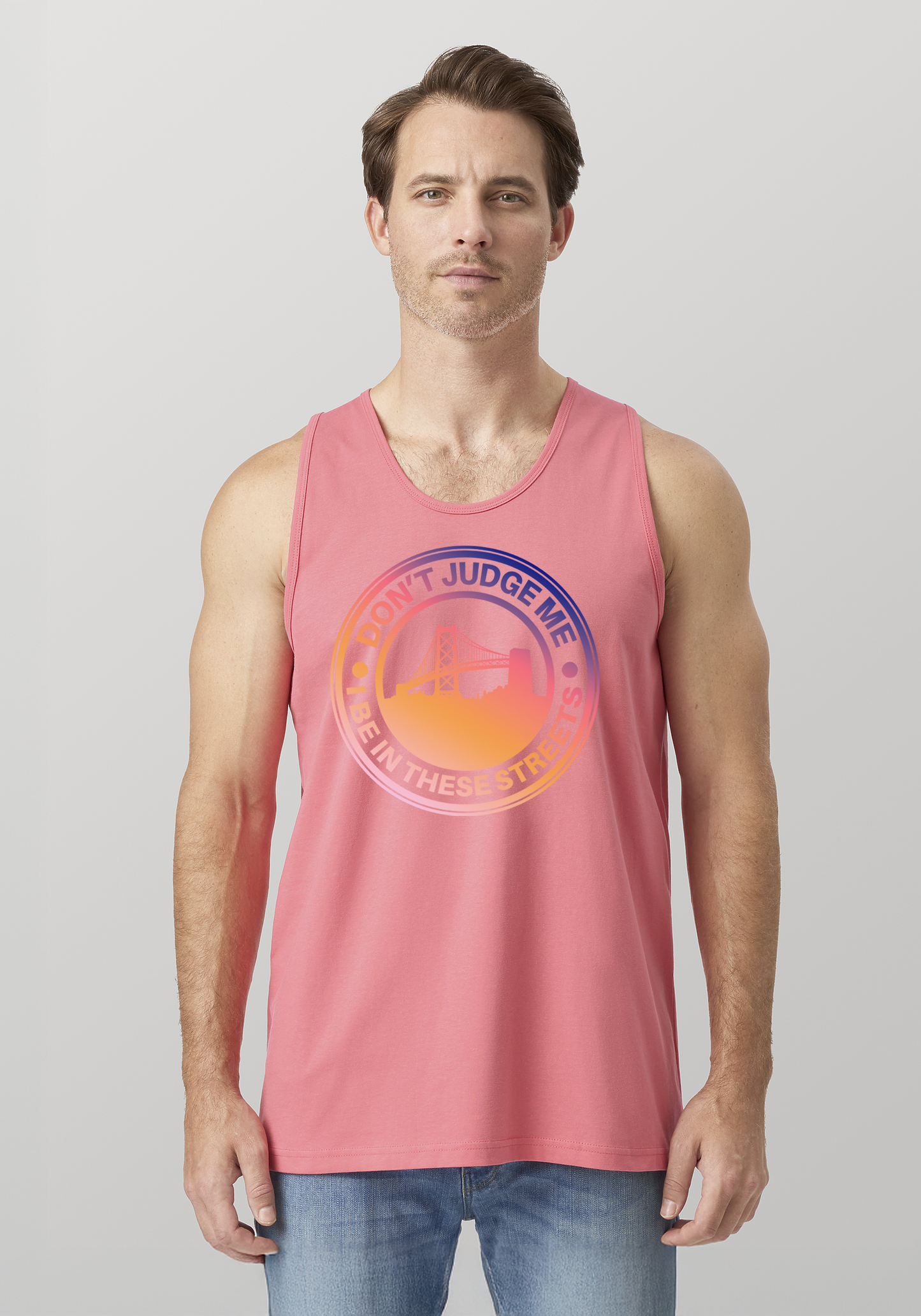 Coral Men's Tank Top - The Town