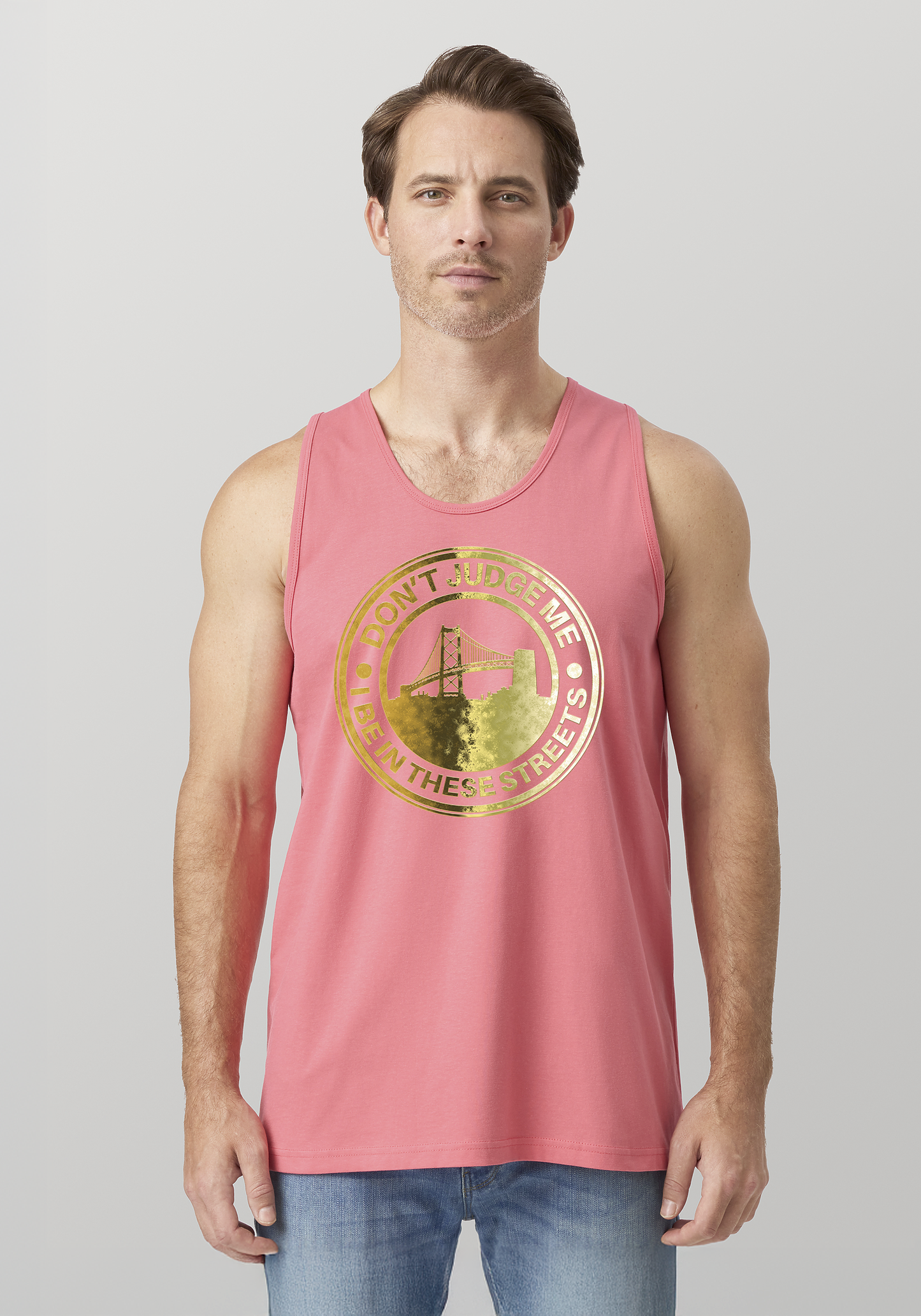 Coral Men's Tank Top - The Town