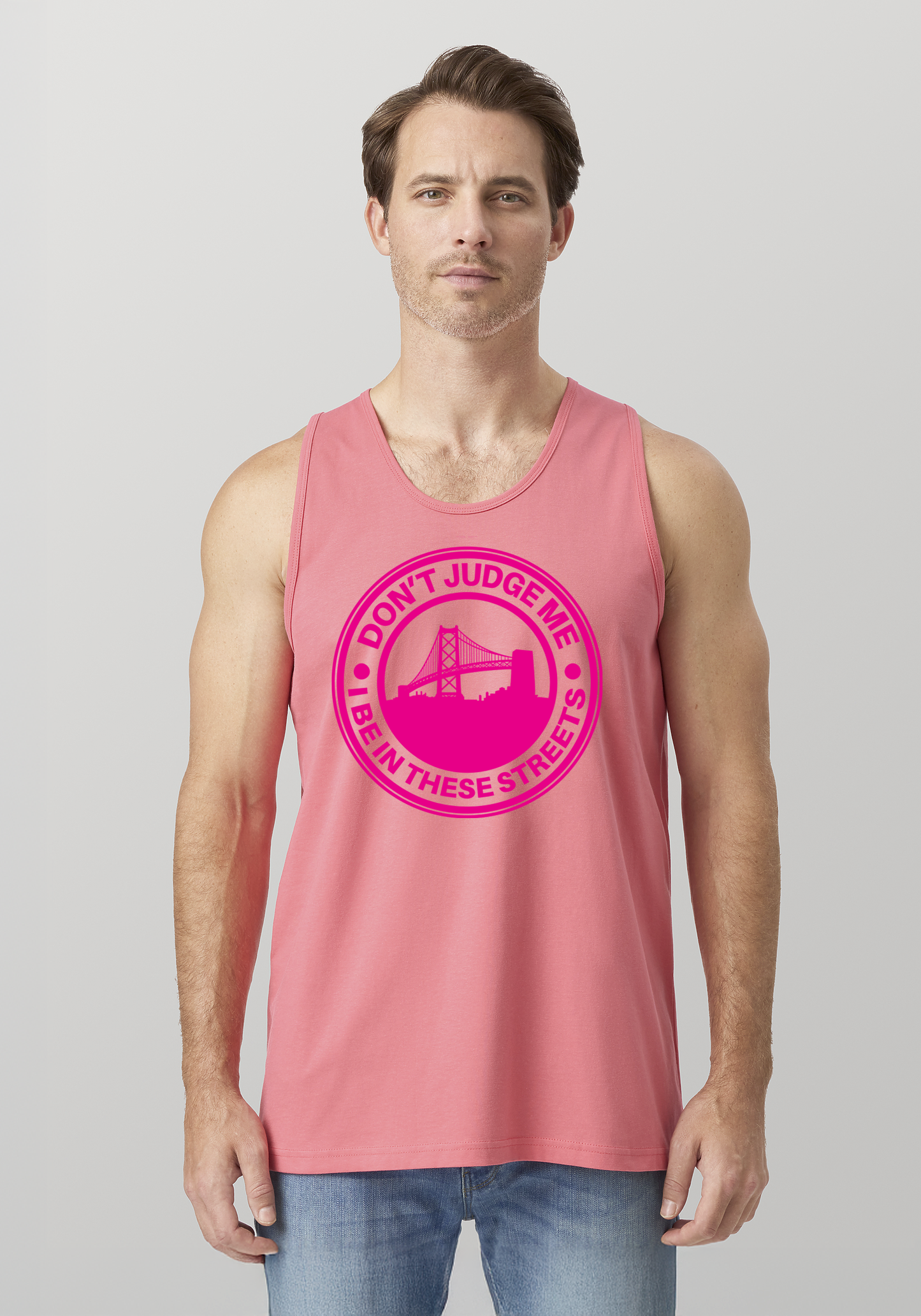 Coral Men's Tank Top - The Town