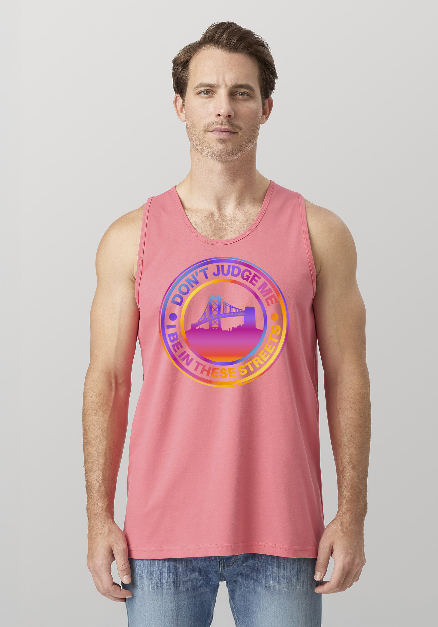 Coral Men's Tank Top - The Town
