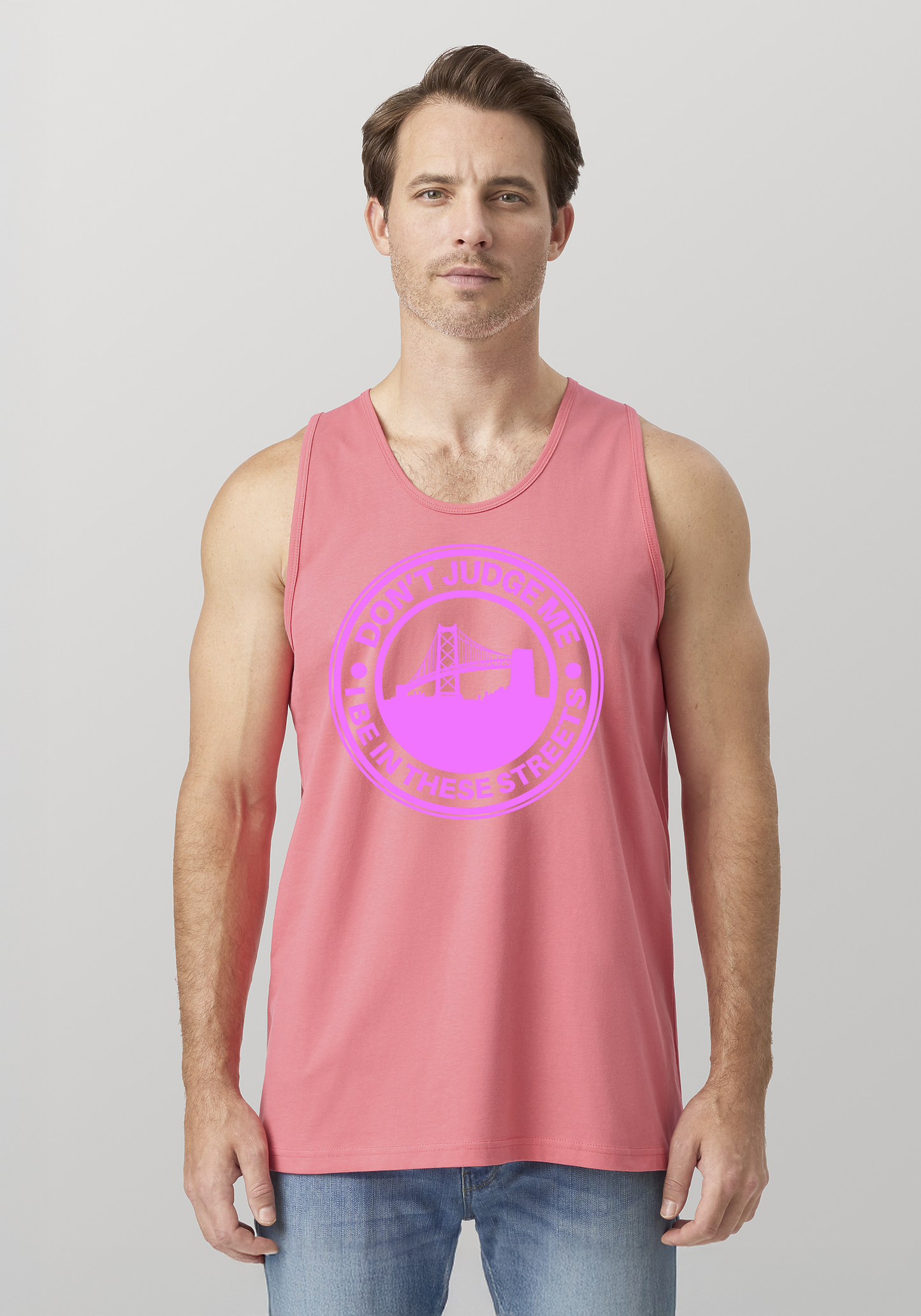 Coral Men's Tank Top - The Town