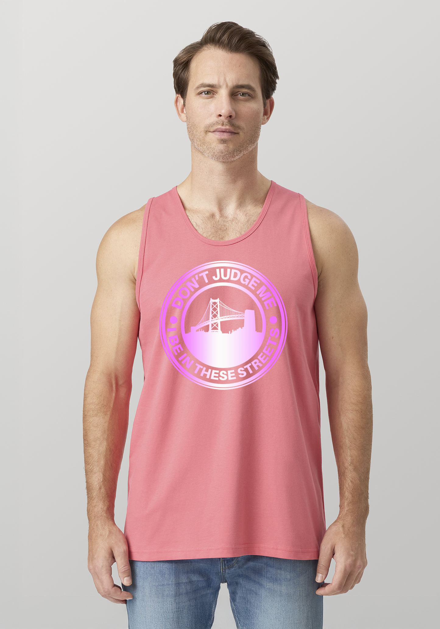 Coral Men's Tank Top - The Town