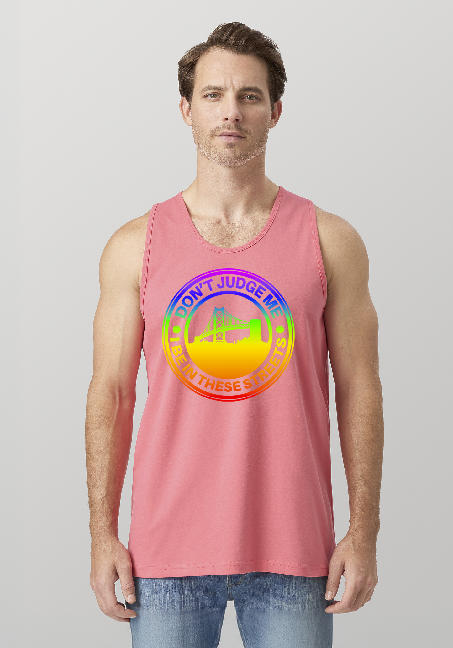 Coral Men's Tank Top - The Town