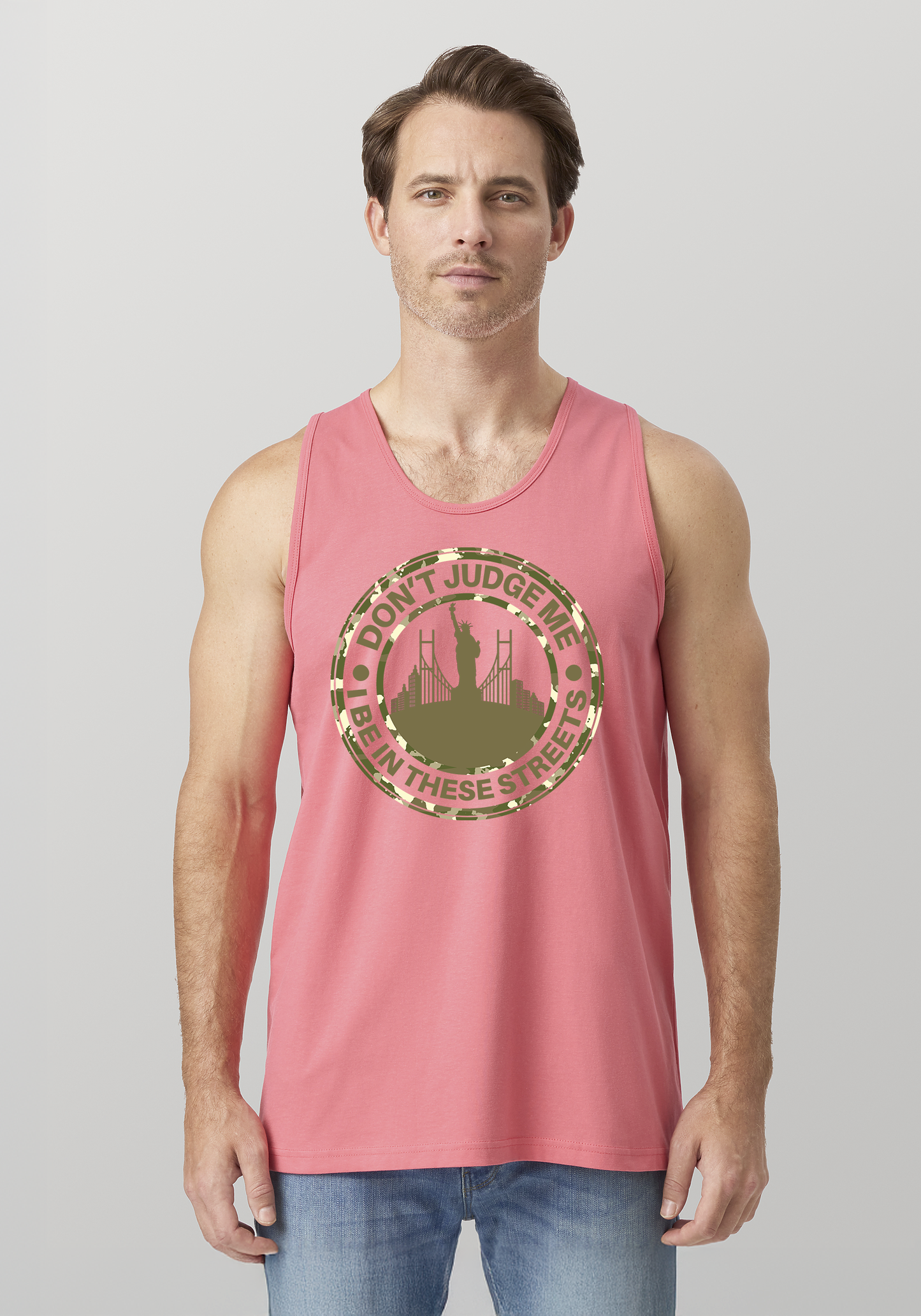 Coral Men's Tank Top - The City