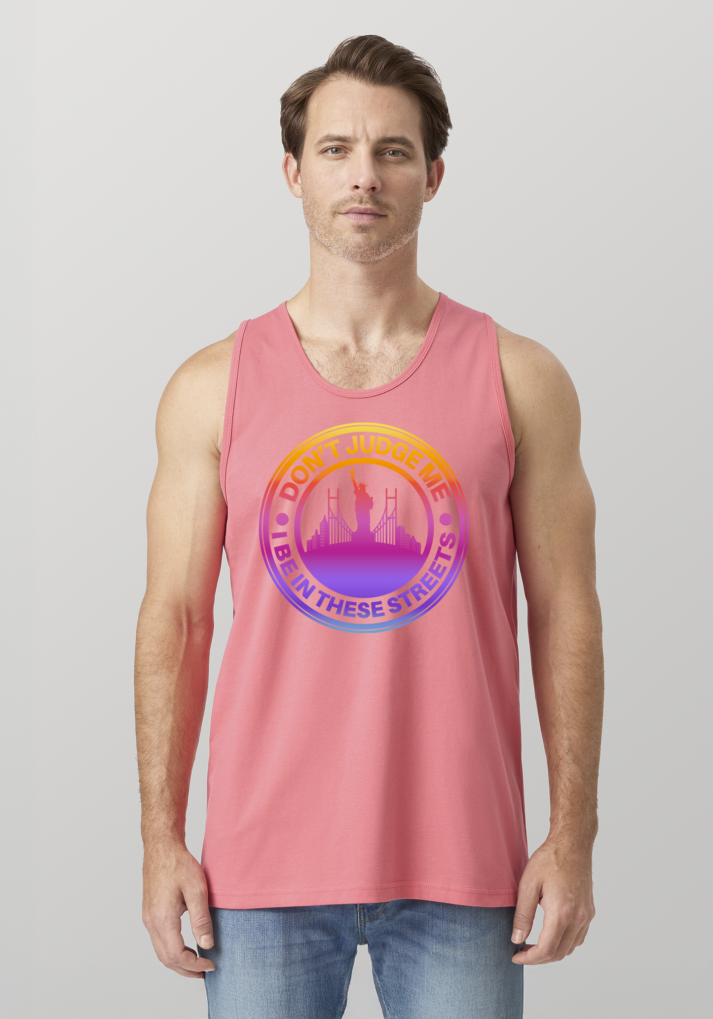 Coral Men's Tank Top - The City